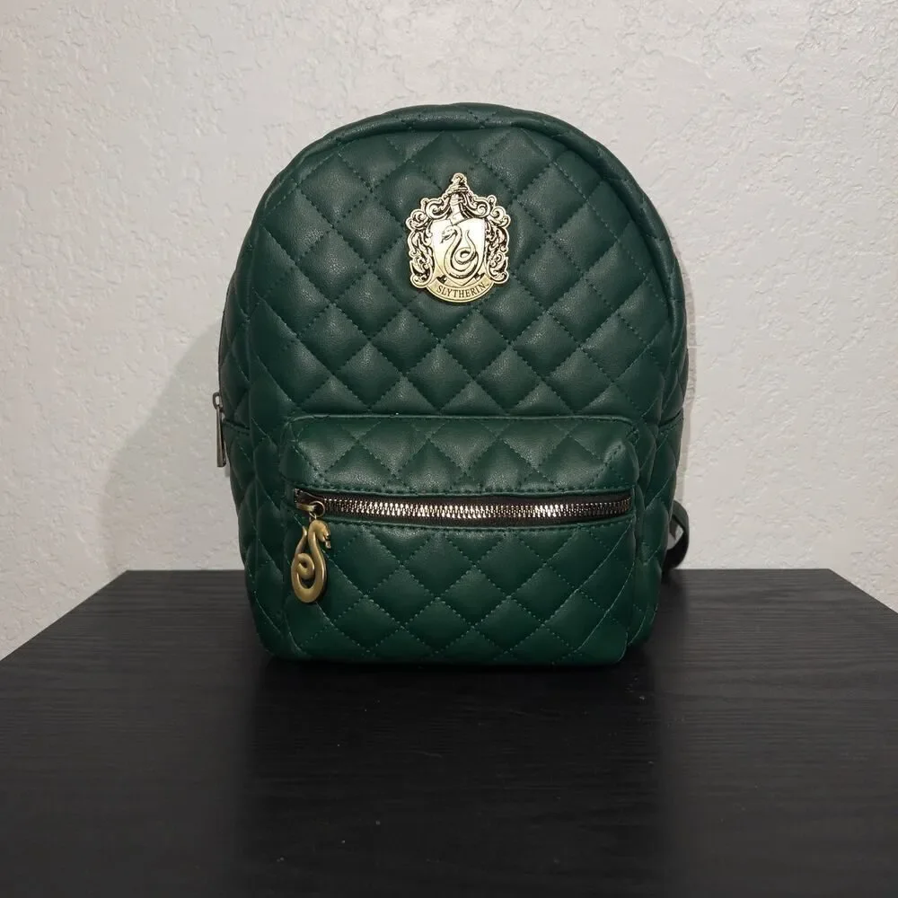Harry Potter‎ Green Sytherin Quilted Mini Backpack